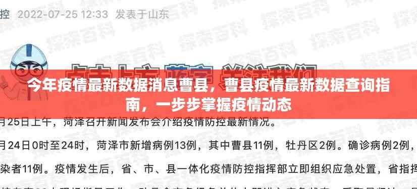 曹县疫情最新数据解读,一步步掌握今年疫情动态查询指南