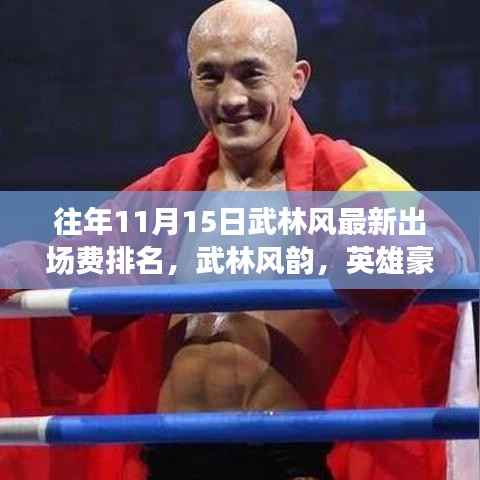 揭秘武林风韵英雄豪杰,往年11月15日最新出场费排名揭晓!
