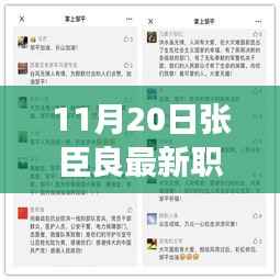 张臣良新职务揭秘,职场与友情的温馨交响曲于11月20日奏响