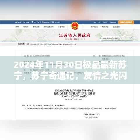 苏宁奇遇记，友情之光闪耀购物狂欢日，2024年11月30日极品盛典