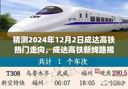科技与未来接轨,成达高铁新线路揭秘与热门走向预测之旅(2024年12月2日)