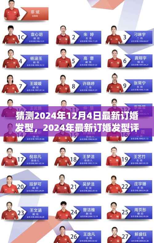 2024年订婚发型潮流解读与体验分析,最新发型评测及预测趋势揭秘!