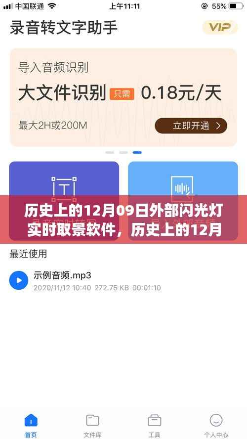 历史上的12月09日,外部闪光灯实时取景软件的发展与影响回顾