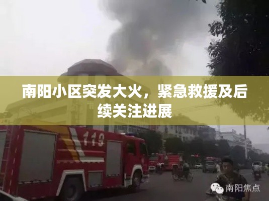 南阳小区突发大火,紧急救援及后续关注进展