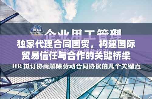 独家代理合同国贸，构建国际贸易信任与合作的关键桥梁