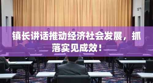 镇长讲话推动经济社会发展,抓落实见成效!