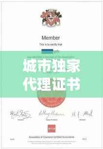 城市独家代理证书,开启商业新篇章的必备金钥匙