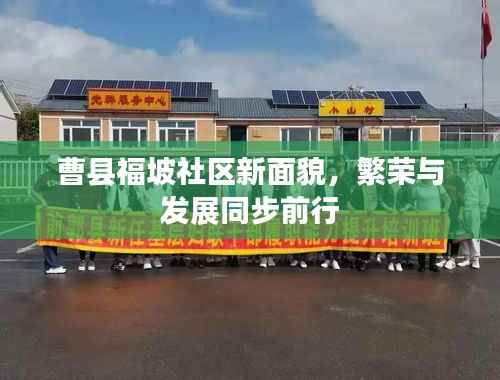 曹县福坡社区新面貌,繁荣与发展同步前行