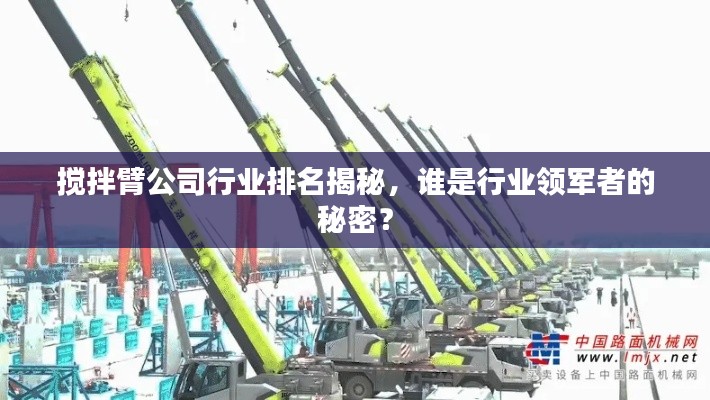 搅拌臂公司行业排名揭秘,谁是行业领军者的秘密?