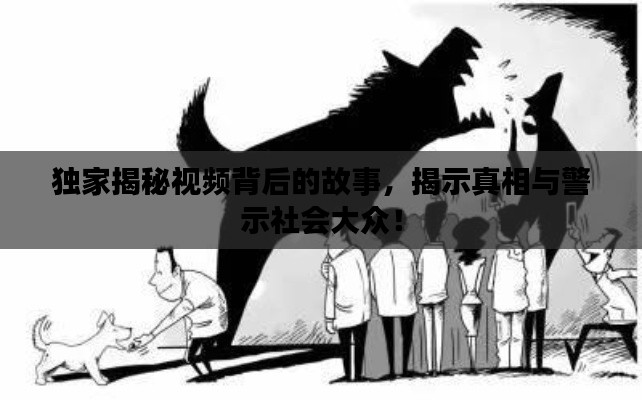独家揭秘视频背后的故事,揭示真相与警示社会大众!