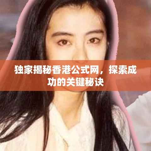 独家揭秘香港公式网,探索成功的关键秘诀